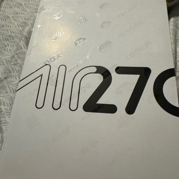 Nike Air Max 270 Beige and Black Sneakers - Picture 4 of 5